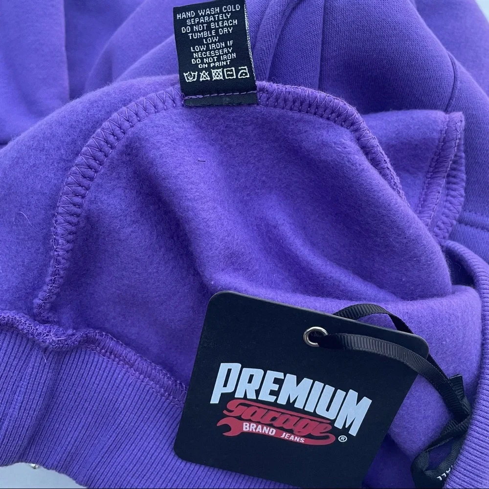 PREMIUM GARAGE
MODERN Men’s sweatpants Jogger Color Ultra Violet - Picture 4 of 4